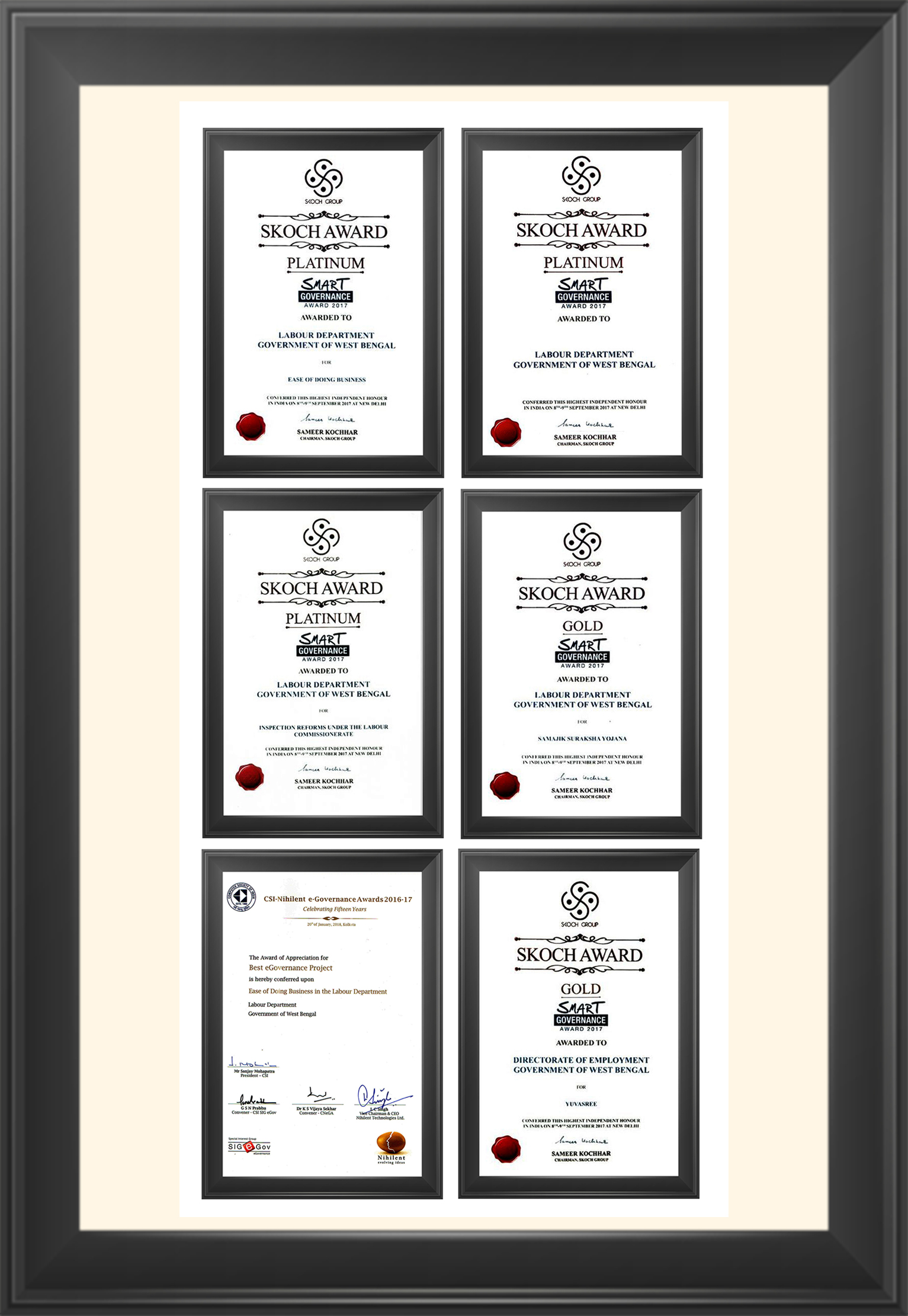 recognition at national level